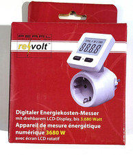 Cyfrowy miernik kosztów energii z obrotowym wyświetlaczem o 180°, do 3680 W ! NOWY!