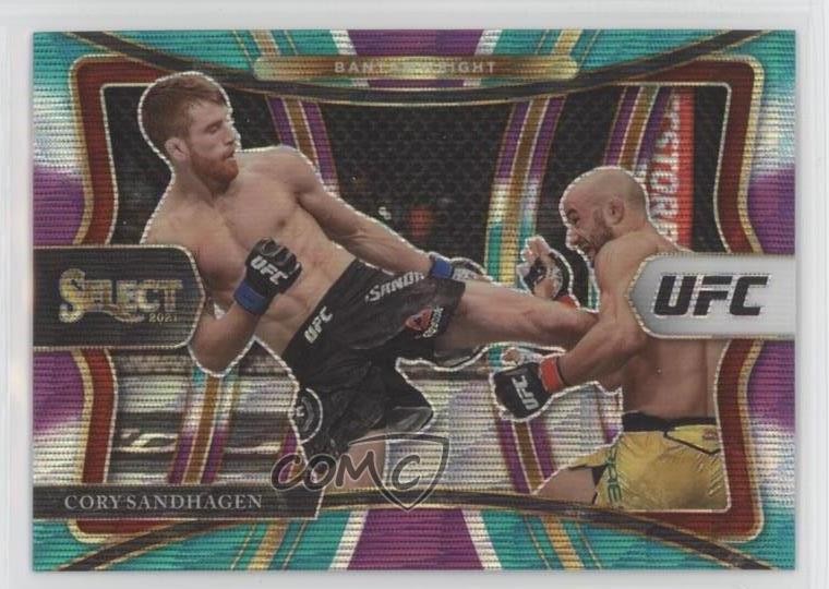 2021 Select UFC Premier Level Tri-Color Prizm Cory Sandhagen #191 Rookie RC 0bt4
