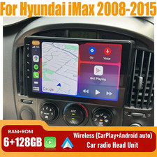 9'' Apple Carplay Android Auto Head Unit Upgrade Kit For Hyundai iMax 2008-2015