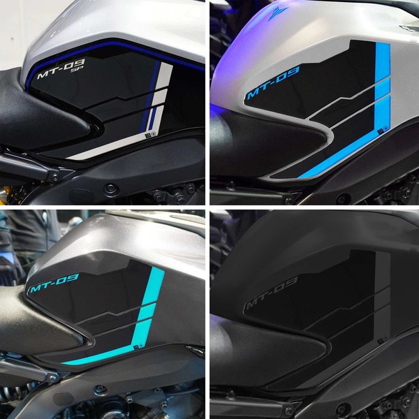3D Aufkleber Seitenschutz FüR Motorrad Kompatibel Mit Yamaha MT-09 2024-2025-image
