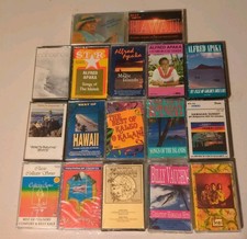 SEALELDLot Of 17 Hawaiian Music Cassettes ALFRED APAKA Billy Vaughn BILLY KAUI