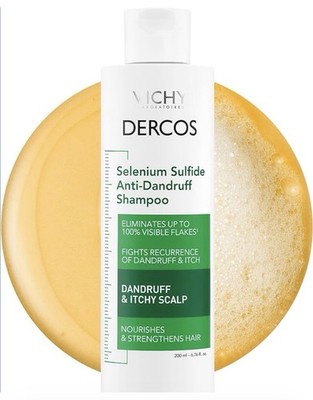 Vichy Selenium Sulfide Anti-Dandruff Shampoo, Dry & Itch Relief  Scalp Treatment