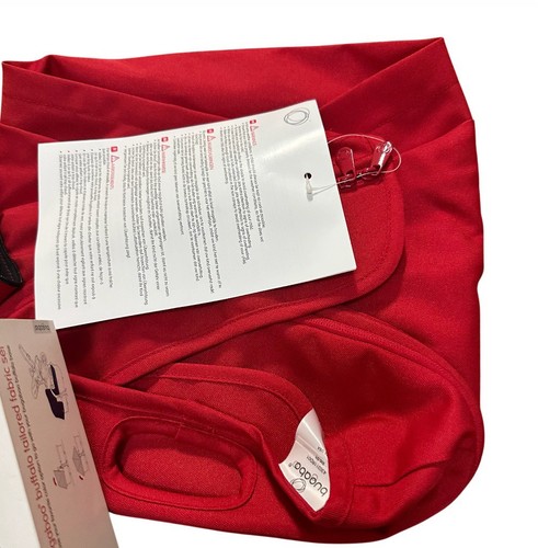 Bugaboo Buffalo Extendable Sun Canopy & Bassinet Apron Brand New In Box Red - Picture 2 of 4