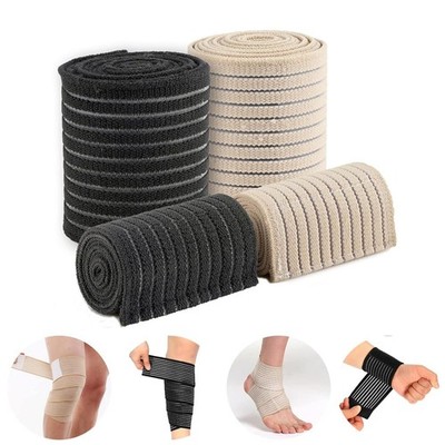 Kompressionsbandage 4 Stück Elastische Bandagen Knie Knöchel Sport Gymnastik