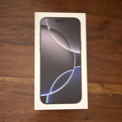 Apple iPhone 16 Pro Max 256GB Black Titanium A3295 MYW33LL/A Box Only