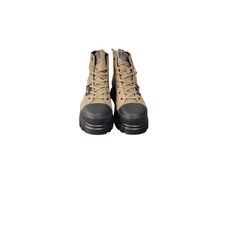 Palladium Women's Tan Black Lace Up Chunky Platform Combat Boots Size 9