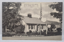 1920's Vintage Postcard    BIRTHPLACE OF CLARA BARTON Oxford Massachusetts
