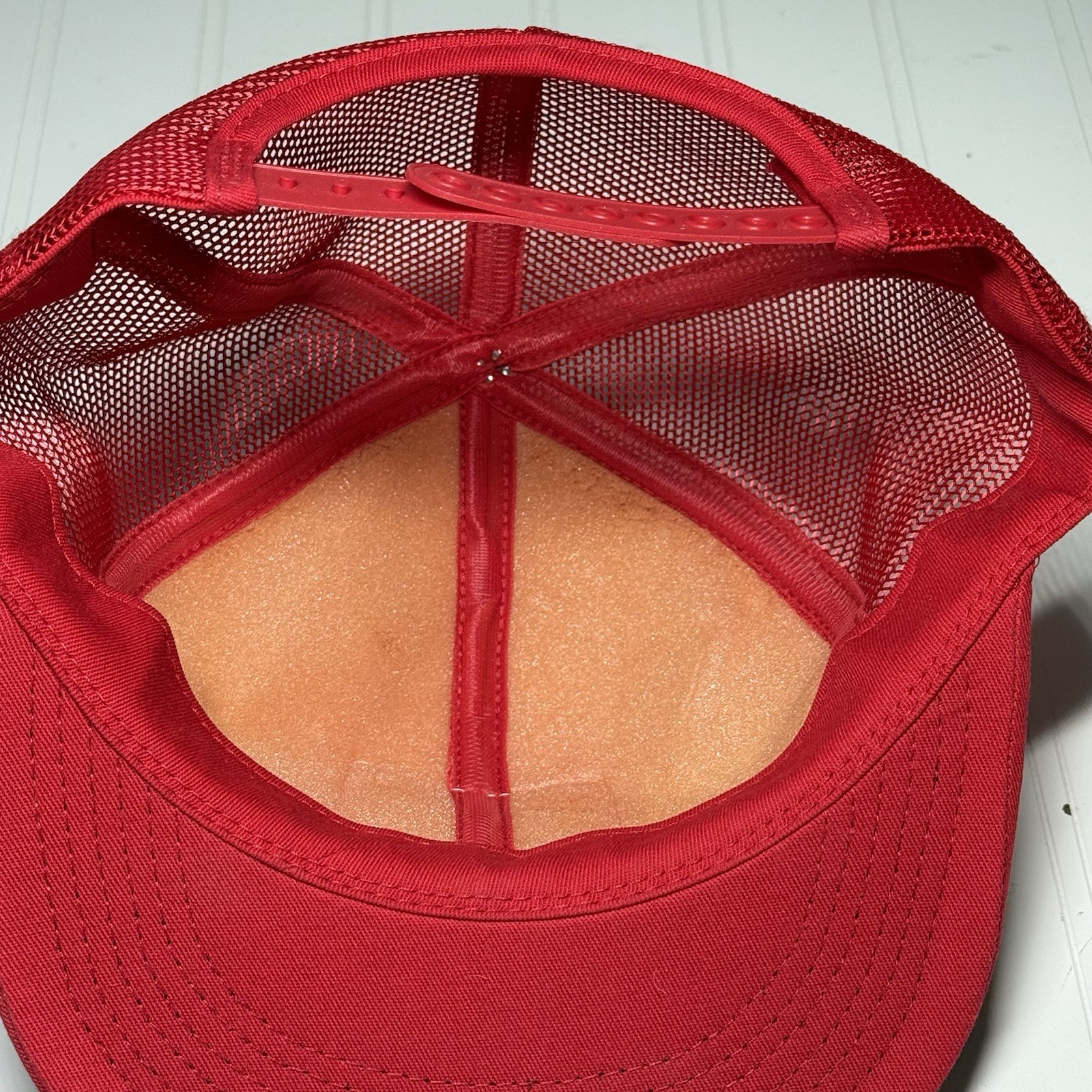 Vtg Phillips 66 PATCH Red Hat Snapback Trucker Ca… - image 6