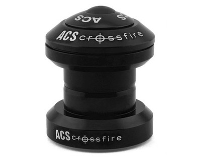 ACS BMX Headset, OLDSCHOOL GT BMX SE CROSSFIRE 1-1/8 SEALED BEARING BLACK NEW