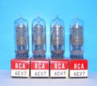 6EV7 NOS RCA 1962 radio audio amplifier vintage vacuum tubes 4 valves tested