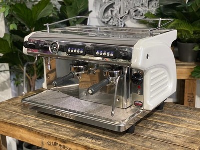 EXPOBAR RUGGERO 2 GRUPPEN ESPRESSOMASCHINE WEISS KOMMERZIELL BARISTA CAFE