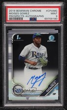 2019 Bowman Chrome Prospects Auto Moises Gomez #CPA-MG PSA 9 MINT Auto 02au