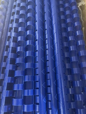A4 Bindekämme 10 mm blau 21 Ringe Kunststoff Binderücken 100 Stück