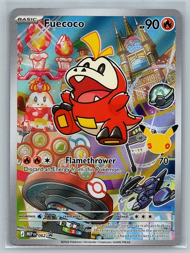 Fuecoco 062 Promo Holo NM Pokemon Card Mega Evolution Black Star Promos