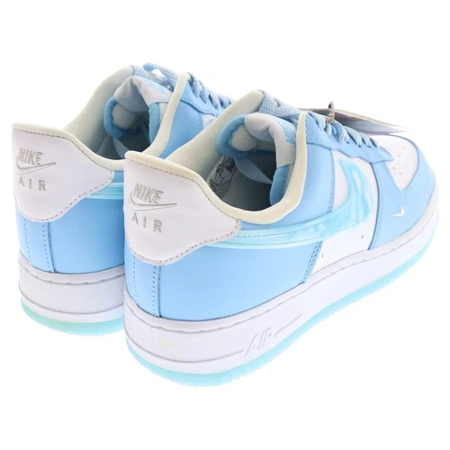 NIKE WMS Air Force 1 Low Celestine Blue Women's Cut Sneakers Light US 8.5 Used 4 - Picture 4 of 7