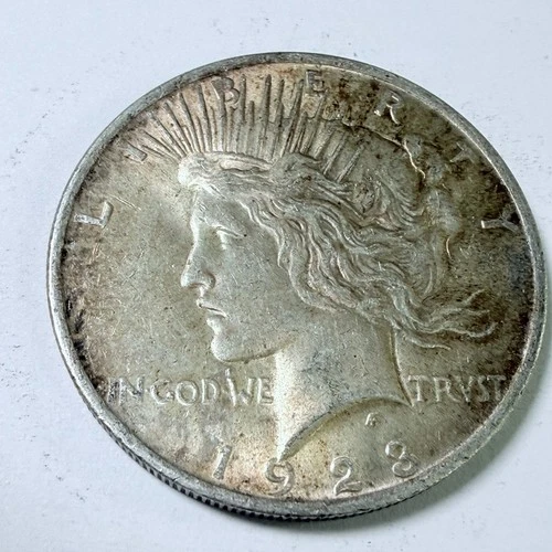1923 Peace Silver Dollar $1 - 90% Silver - Circulated Coin #7746