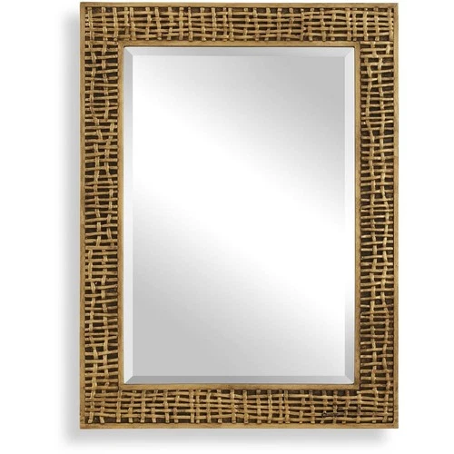 Uttermost 08288 Woven In Time 39.75 X 29.5 inch Antiqued Gold Leaf Mirror - Picture 1 of 6