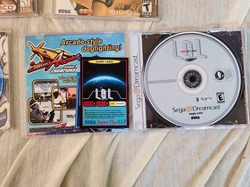 Sega Dreamcast Video Game Console Lot, Sonic Adventure, Jet Grind Radio, Grandia