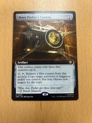 MTG - Peter Parkers Kamera (Extended Art) - 280 / NM / Englisch