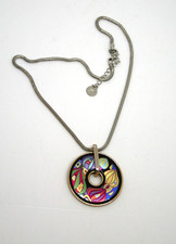 Freywille Luna Pienna Pendant Hommage Hundertwasser Range & Snake Chain RRP �975