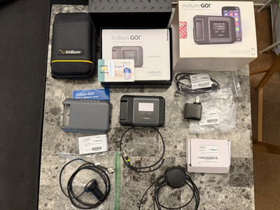 Iridium GO Satellite Hotspot - Includes Carry Case, Ext Antennas, Accessories