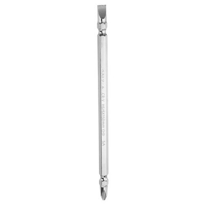 PH2/SL6 6x150mm Magnetic Double Ended Phillips Slotted Screwdriver Bit