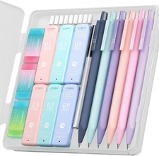 Four Candies Cute Mechanical Pencil Set, 6PCS Pastel Mechanical Pencils 0.5 Mm &