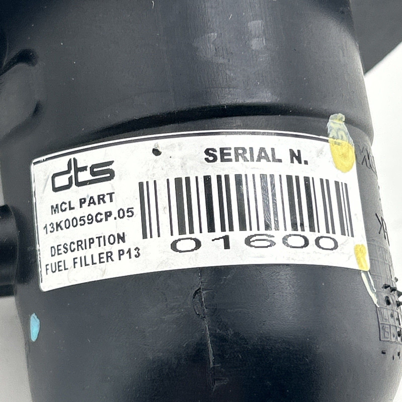 2016 MCLAREN 540C FUEL FILLER NECK 13K0059CP.05  13K0059CP05 Fuel Filler P13
