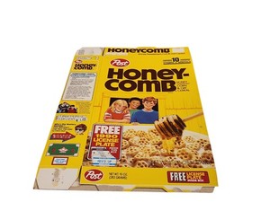 Post Honeycomb Cereal Box Bmx Bigwheel License Plate 1990's