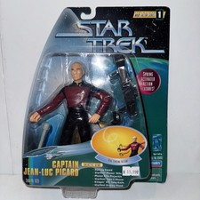 1997 Playmates Star Trek Captain Jean-Luc Picard Warp Factor Series 1 Figure NIB
