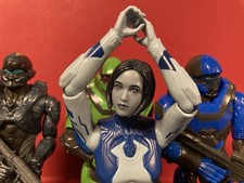 Lote Usado Mattel Halo Cortana Athlon Spartan Locke 12 Pulgadas 1:6 Master Chief