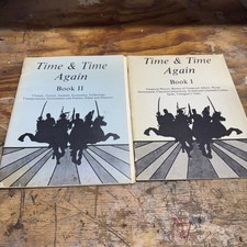 Vintage Game Books Time And Time Again 1-2 1984 World Describe 