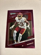 Jon Bostic 2021 Donruss Season Stat Line /116 #10 Washington Football Team