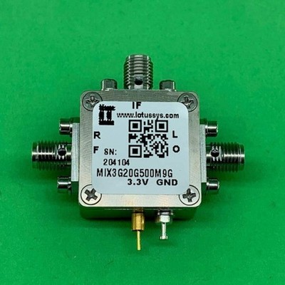 Active Frequency Mixer (MIX3G20G500M9G) 3~20GHz RF and 500M - 9G IF (LTC5553)
