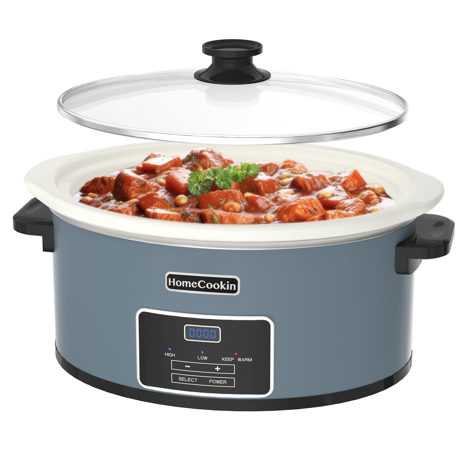 8-Quart Programmable Slow Cooker with Timer Keep Warm - Smal