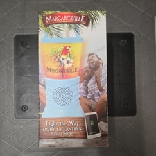 Margaritaville Lantern Wireless Speaker Light The Way with 3 Multicolored LED