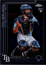 2025 Topps Chrome #185 Logan Driscoll RC Tampa Bay Rays