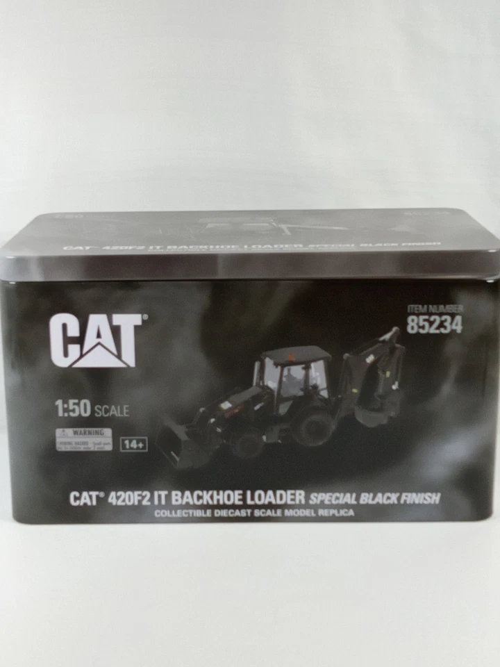 Diecast Masters 85234 Cat 420F2 IT Tractor Backhoe Work Tools 1/50 MB - Image 4 of 4