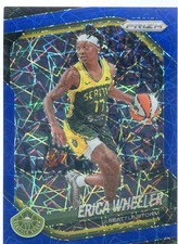 2025 Panini Prizm WNBA ERICA WHEELER #125 BLUE VELOCITY PRIZM STORM