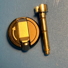 Pentax Program Plus Film Rewind Knob & Shaft (Original Part) Fits Super Program