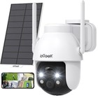360° PTZ Überwachungskamera Aussen Akku & Solar 2K WLAN Kamera Outdoor Kabellos
