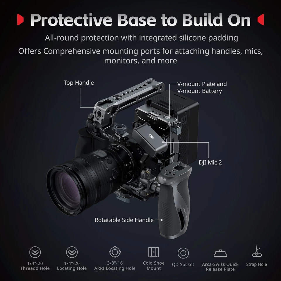 SmallRig ZR Cage Kit for Nikon ZR Camera with Top and Side Handle - image 3 of 4