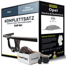 Anhängerkupplung starr für OPEL Vectra B Stufenheck +E-Satz AHK