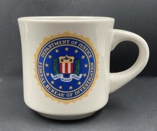 VINTAGE DOJ DEPARTMENT OF JUSTICE FBI FEDERAL BUREAU OF INVESTIGATION MUG F18