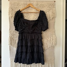 Ulla Johnson Lucette Ruffle Mini Dress sz 10