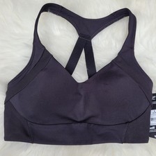 Avia Split Racerback Black Sports Bra Athletic Adjustable Straps Women's Small
