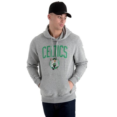 New Era Boston Celtics Team Logo Hoodie Herren Kapuzenpullover grau 38922