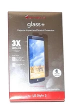 ZAGG Invisible Shield GLASS+ Impact Screen Protector for LG Stylo 3 - Clear