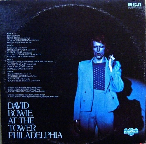 DAVID BOWIE live At Tower Philadelphia 74 - 2LP, COMPLET 1ª EDIT USA +INNERS, EX - Imagen 5 de 16