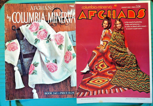 11x 🔥AFGHAN🔥 1970s-1990s Leaflets Crochet Knit Stitch Patterns Needlework Idea - Picture 2 of 7
